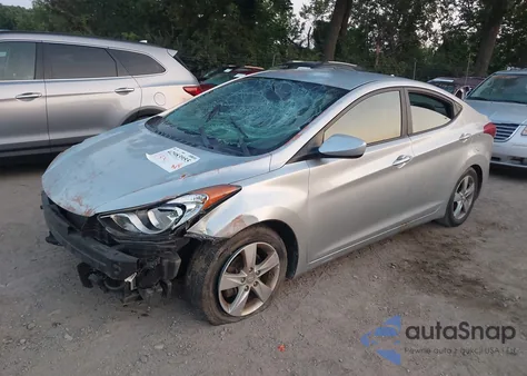 2013 Hyundai Elantra Gls from USA, damaged, VIN 5NPDH4AE9DH321040